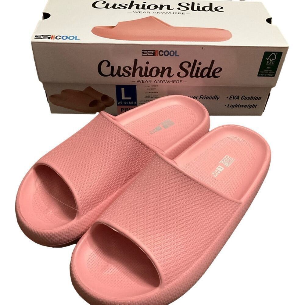 32 Degrees Women's Men's Sandals Unisex Cushion Slide Size Large NIB